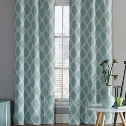 Dekor World Multicoloured Set of 2 Window Curtain-31