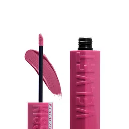Color Art Velvet Kiss Waterproof Liquid Lipstick - 6 ml - Nude Light Purple 342-image-63