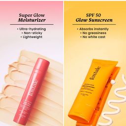 FoxTale Set Of 2 Super Glow Moisturizer With Golden Hour Glow Sunscreen - 50 ml Each image 2