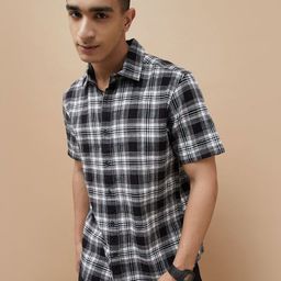 Fame Forever by Lifestyle Men Checked Casual Shirt-image-41