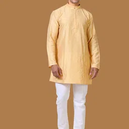 TATTVA Men Thread Work Kurta-37