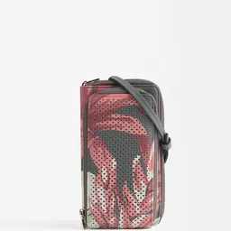 PARFOIS Women Floral Printed Mobile Holder with Cut Work & Detachable Sling Strap-26