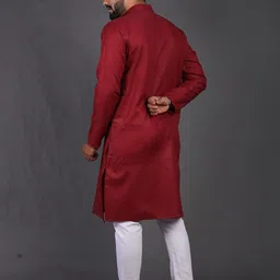BAESD Boys Mandarin Collar Straight Kurta image 2