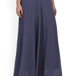 Warsian Flared Maxi Skirt-image-82