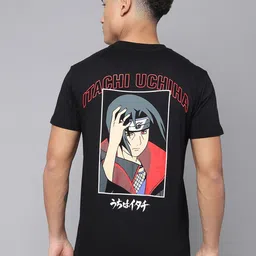 Free Authority Men Graphic Printed Round Neck Pure Cotton T-shirt-image-77