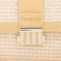 Caprese Textured PU Structured Sling Bag with Quilted image 4