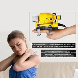 LEADWORT Powerful Double Speed Built Floating Action Body Head Finger Massager image 3