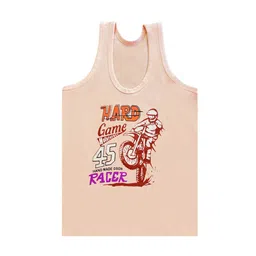 Mega style Infants Pack Of 6 Assorted Printed Basic Vest - MS-3100-P6_14-0-3M image 2