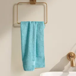 haus & kinder Blue & Taupe 4 Pieces Cotton 500 GSM Towel Set-56
