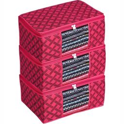BB BACKBENCHERS Red Set of 3 Regular Multi-Utility Organisers-17