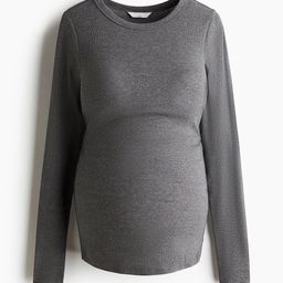 H&M MAMA Ribbed Jersey Top-picture-29