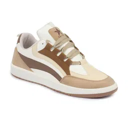 FAUSTO Men Colourblocked PU Lightweight Lace-Ups Sneakers-picture-36