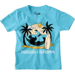 BonOrganik Boys Graphic Printed Round Neck Cotton T-shirt-28