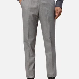 Park Avenue Men Slim Fit Mid-Rise Formal Trousers-image-86
