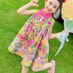 LULU & SKY Floral Print A-Line Dress-picture-26