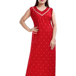 Inner Beats Women Cotton Blend Nightdress-picture-15