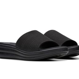 Clarks Women Flatform Heels Sandals With Laser Cuts-picture-14