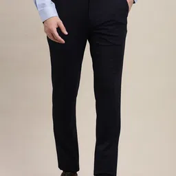 Turtle Men Tailored Tapered Fit Trousers-image-24