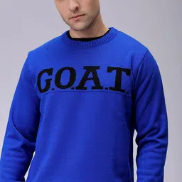 The Indian Garage Co Men Typography Printed Pullover-image-90