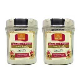Khadi Pure Set Of 2 Herbal Rose & Papaya Face Scrub - 100 g Each-image-68