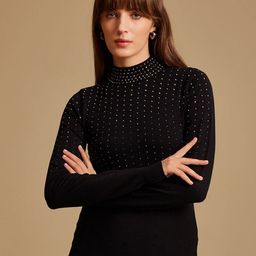 Kazo Women Embellished Detail Pullover Sweater-picture-15