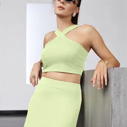 The Roadster Lifestyle Co. Cross Shoulder Straps Crop Top-picture-13
