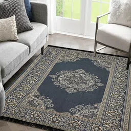 Sparrow world Grey Solid Cotton Carpet-picture-49