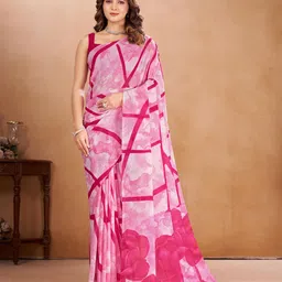 Garden Vareli Pure Georgette Saree-picture-10