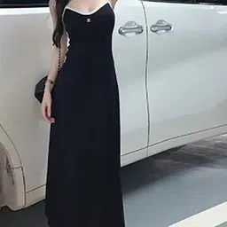 bebe Women Shoulder Straps Maxi Dress-image-39