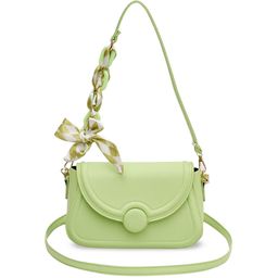 DressBerry PU Half Moon Handheld Bag with Quilted-22