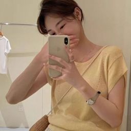 KPOP Women Round Neck Top-image-90