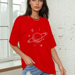 CORSICA Women Printed Pockets T-shirt-image-93