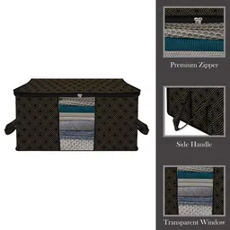 Kuber Industries Black 2 Pieces Regular Multi-Utility Organisers image 3