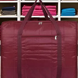 AMAK INC Maroon Fabric Wardrobe Organisers-30
