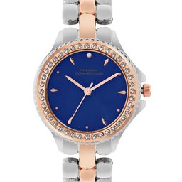 French Connection Women Embellished Dial & Bracelet Style Straps Analogue Watch FCN03B-46
