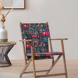 Chumbak Bistro Gond Tribal Folding Chair-19