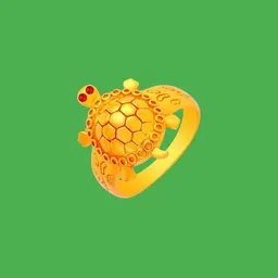 Dynamic Retail Global Unisex Gold Ring-9