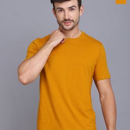 WOOSTRO Men Pack Of 2 Solid Round Neck Cotton Slim Fit T-shirts-image-85