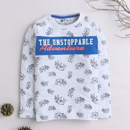 3PIN Boys Typography Printed T-shirt-picture-43