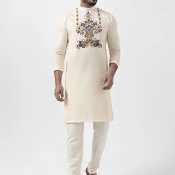 DEVOILER Men Ethnic Motifs Printed Regular Kurta with Pyjamas-55