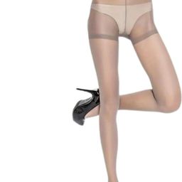 NESKA MODA Grey Sheer Stockings-image-35