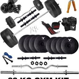 22 kg 22KG PVC Weight Dumbbell Set with 4 Rods / Bars Adjustable Dumbbell Home Gym Combo-image-41