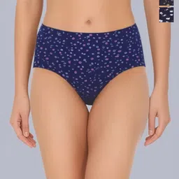 Eden Pack Of 3 Printed Cotton Assorted Hipster Briefs EDENIECOMBO1001_XXL-picture-38