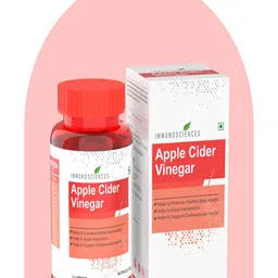 Immunosciences Apple Cider Vinegar Capsules For Digestion & Weight Management60 Capsules-44