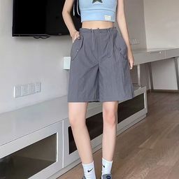 StyleCast x Revolte Women Loose Fit Chino Shorts-image-37
