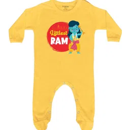 FFLIRTYGO Kids Dussehra Printed Pure Cotton Round Neck Sleepsuit-picture-19
