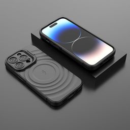 Luxury Kase Solid iPhone 15 Pro Impact Resistant Rugged Back Case with Wireless Charging-picture-10