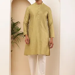 MULTI SHADES Woven Design Straight Kurta With Pyjama-image-68