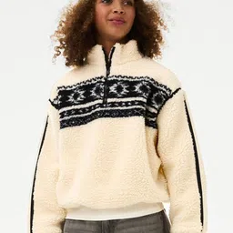 Marks & Spencer Girls Colourblocked Polyester Crop Padded Jacket-picture-12