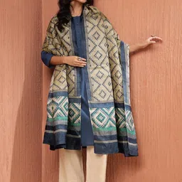 Fabindia Ethnic Motifs Printed Dupatta-picture-34